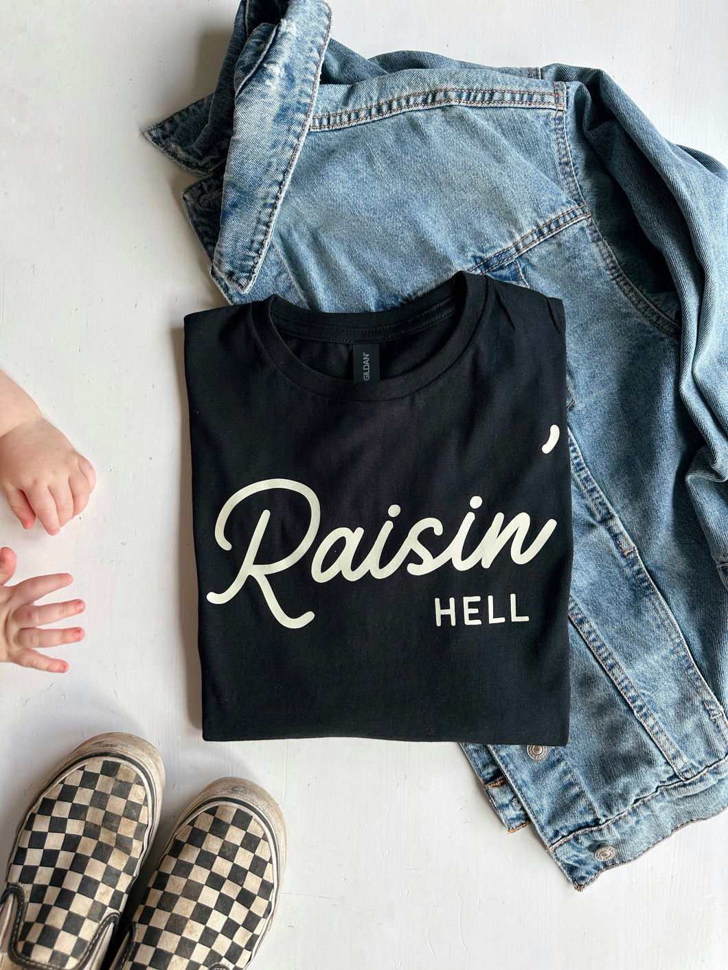 Adult Raisin' Hell Tshirt