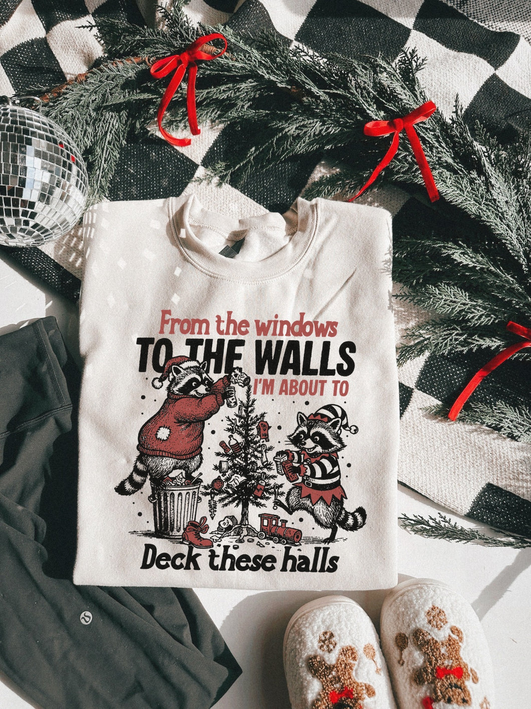 To the Window Deck the Halls Crew