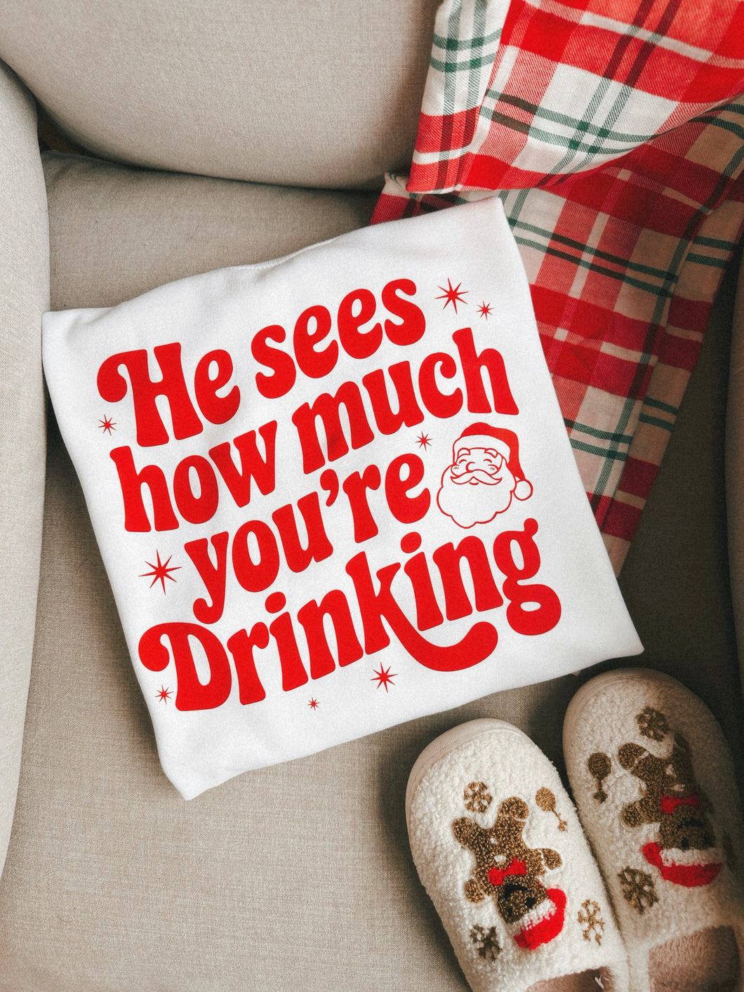 He Sees How Much you're Drinking Crew