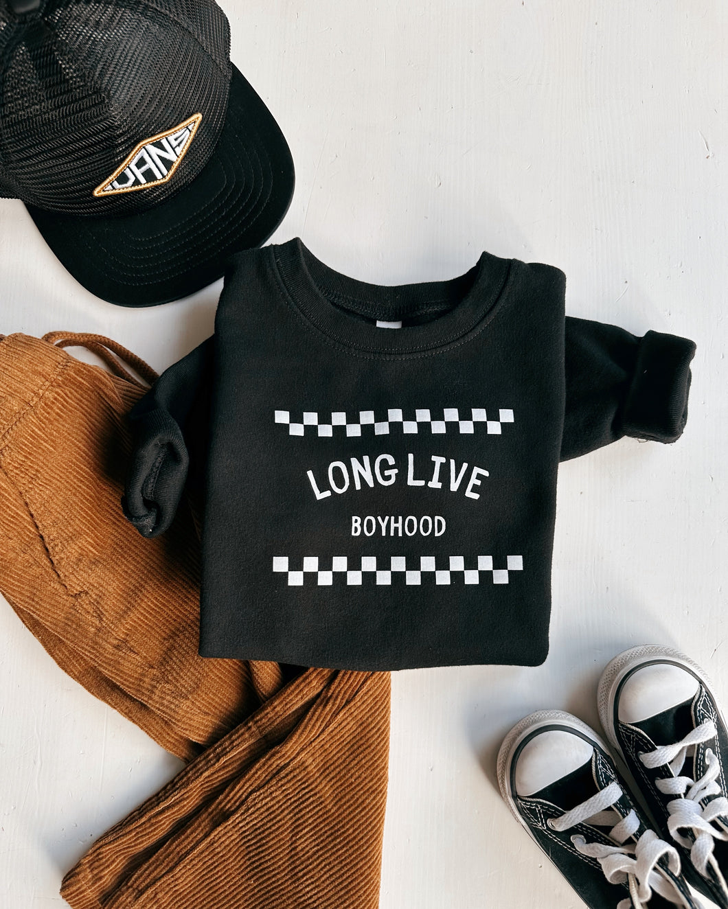 Toddler/Youth Long Live BoyHood Crewneck